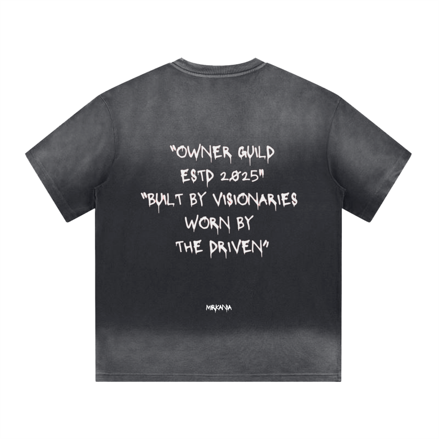 ODMPOD "I" Shape Gradient Washed T-Shirt featuring a relaxed fit, soft fabric, and colorful gradient design on a casual t-shirt.