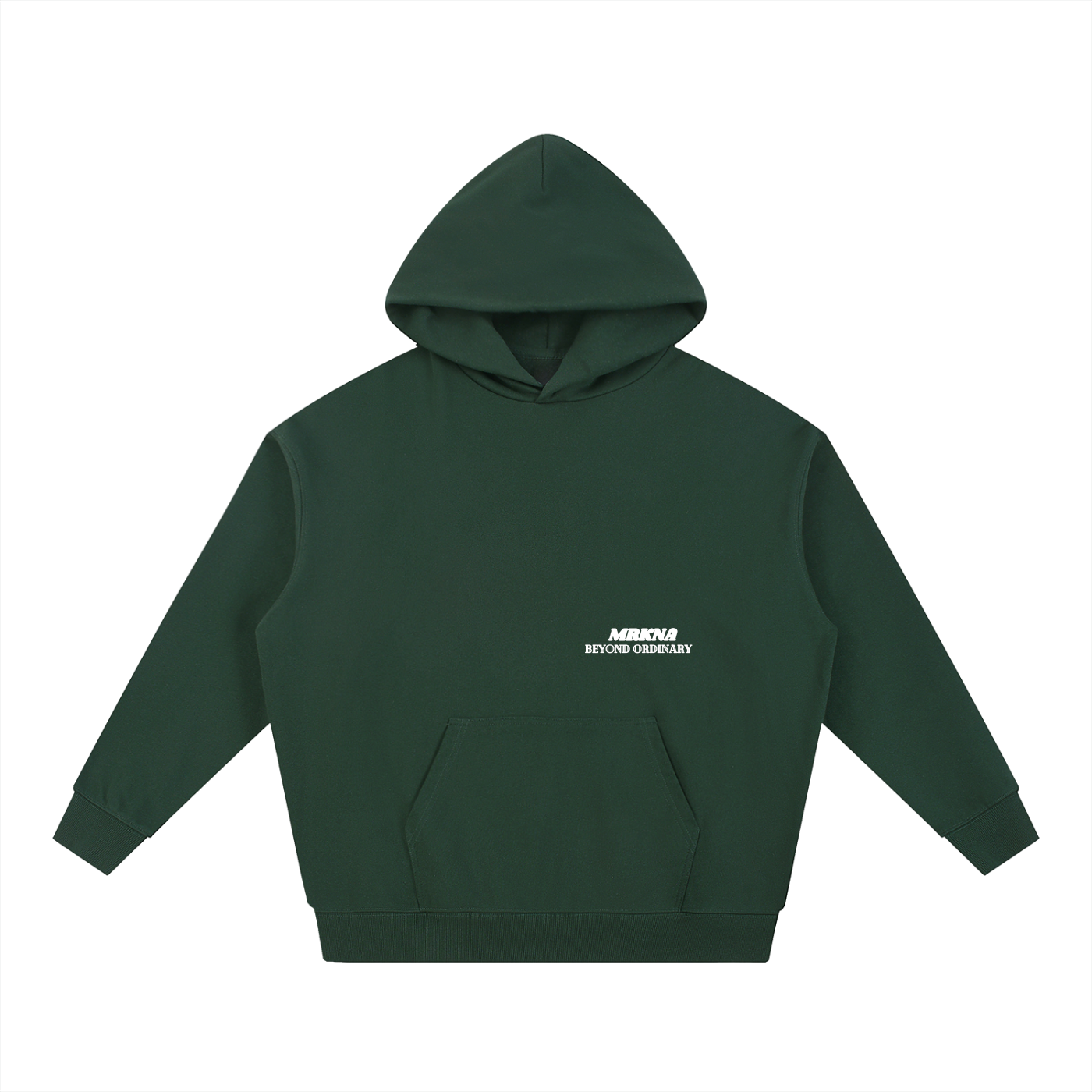 ODMPOD Essential Heavyweight hoodie in dark gray, featuring a soft, thick fabric and a comfortable fit.