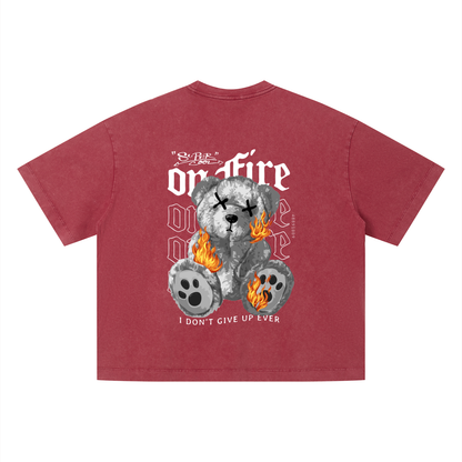 Unisex Vintage Wash Boxy T-Shirt