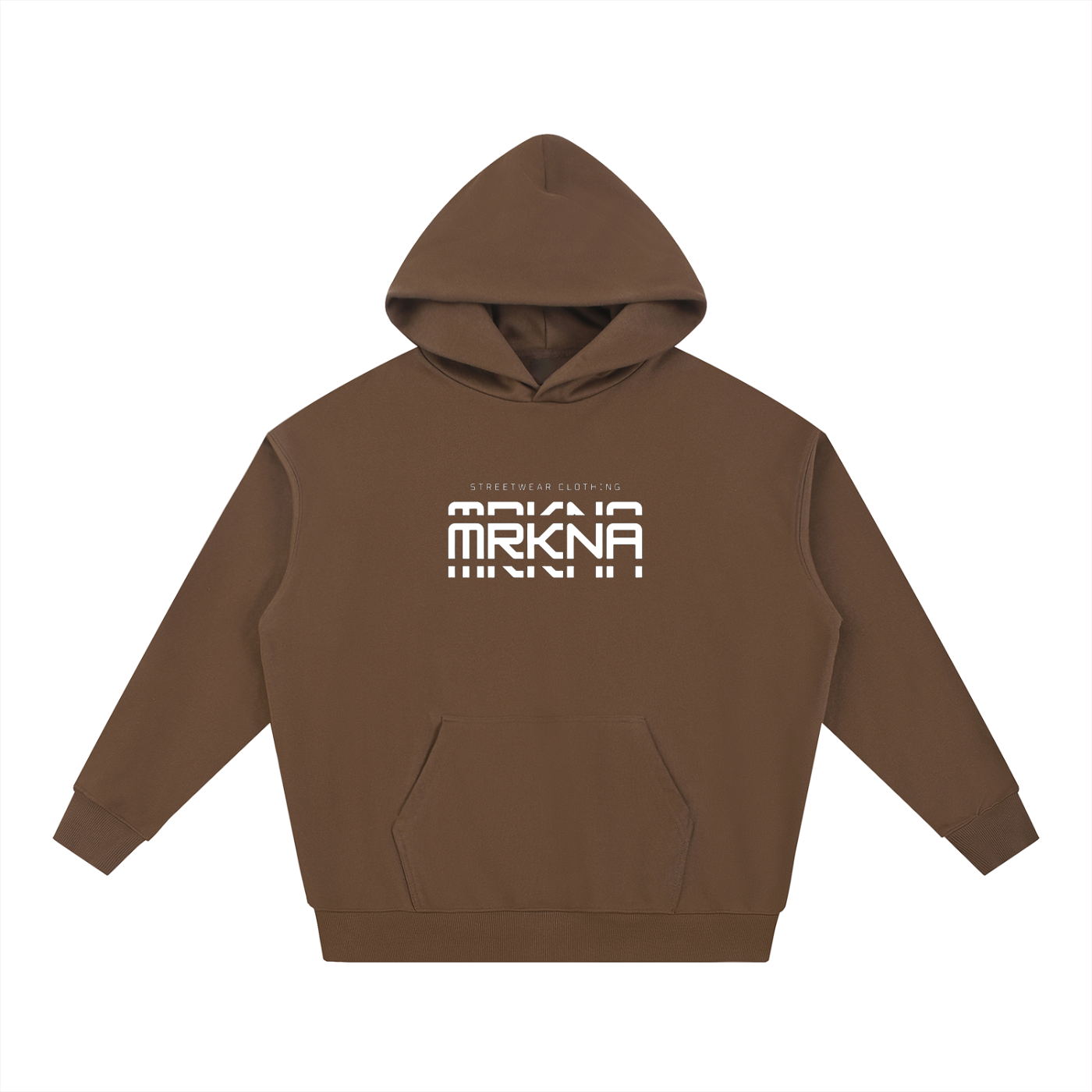 ODMPOD Essential Heavyweight Hoodie in gray, showing front view with soft, cozy fabric and classic hoodie design.