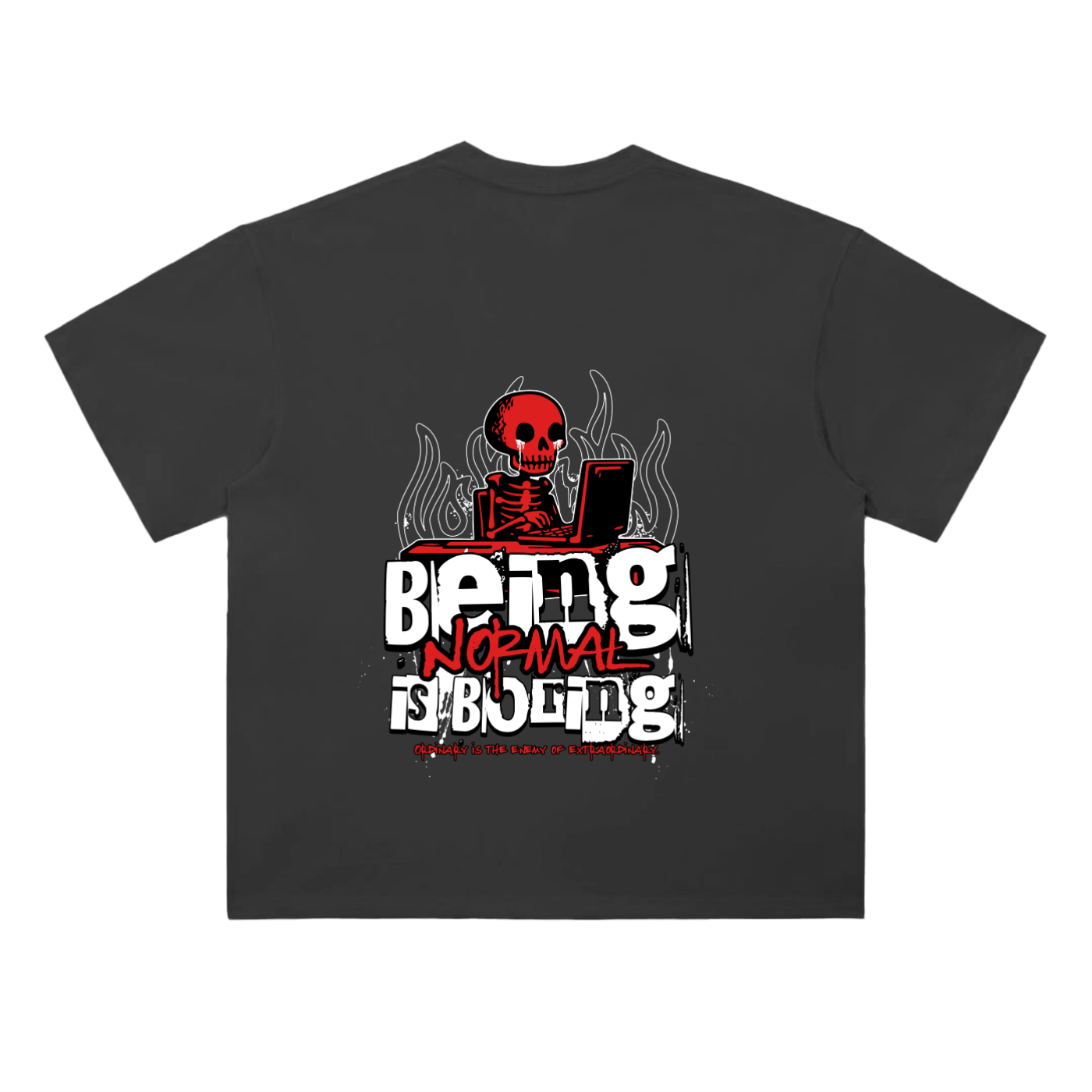 Heavyweight Drop Shoulder Cotton T-Shirt