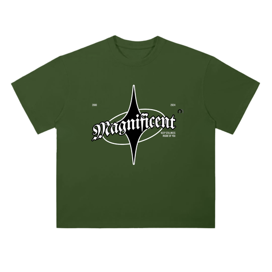 Heavyweight Drop Shoulder Cotton T-Shirt