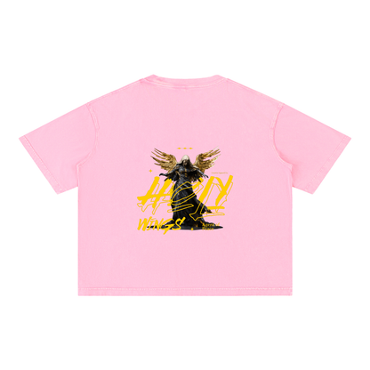 Mineral Wash Boxy Cotton T-Shirt