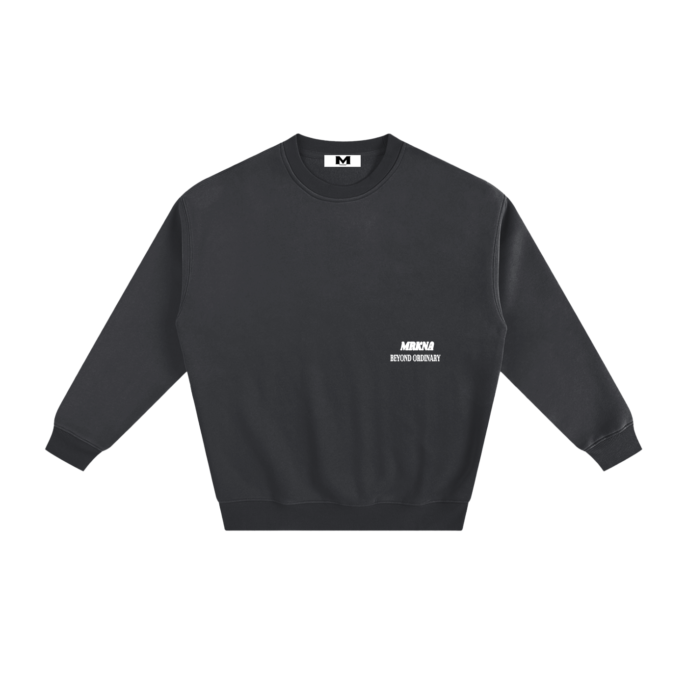 ODMPOD fleeced sweatshirt featuring soft, cozy fabric and a relaxed fit, ideal for casual wear and comfort.