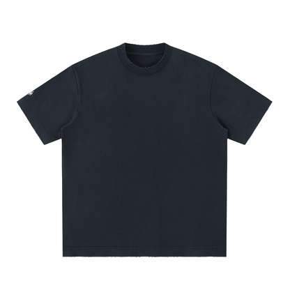 Heavyweight Vintage Washed Frayed T-Shirt