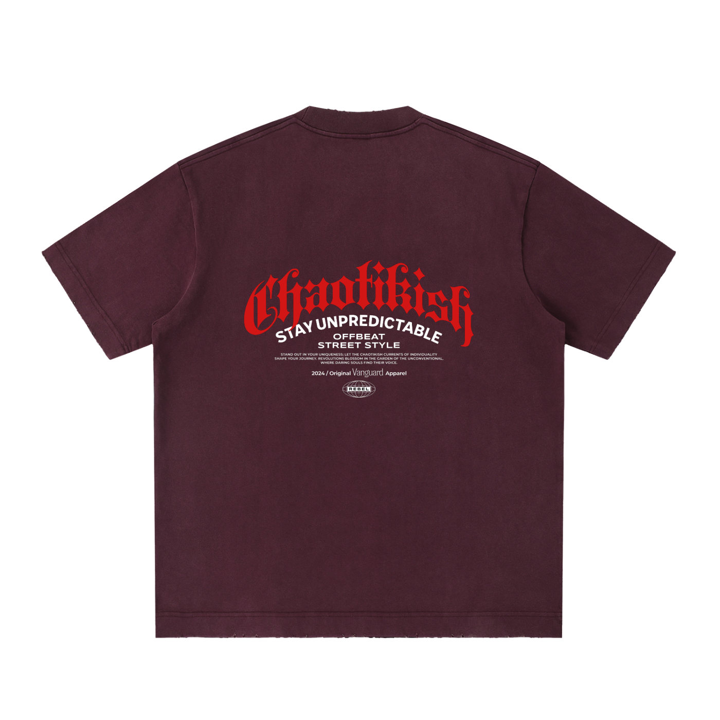 Heavyweight Vintage Washed Frayed T-Shirt