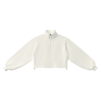 Women’s Mock-Neck Quarter-Zip Sweatshirt