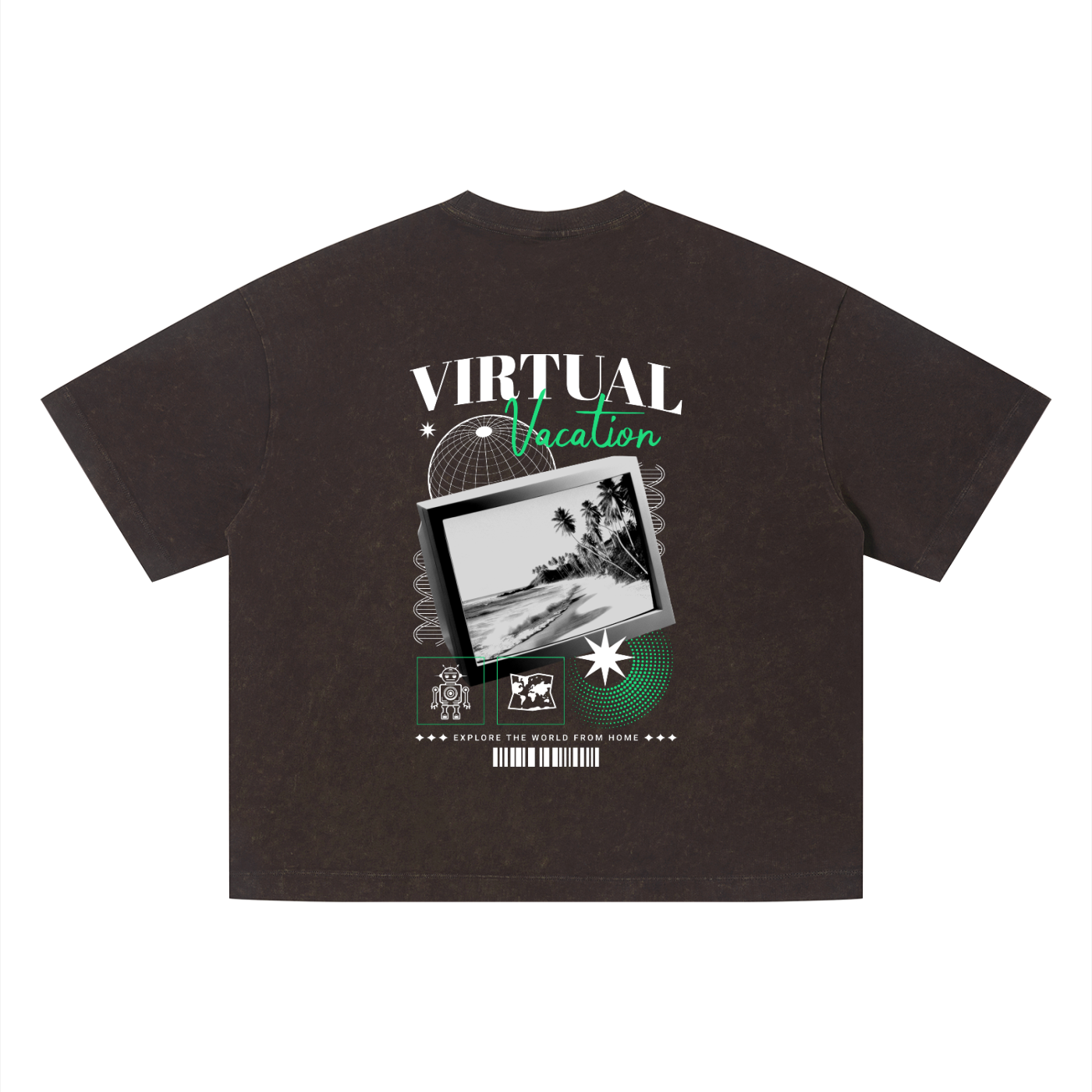 Unisex Vintage Wash Boxy T-Shirt