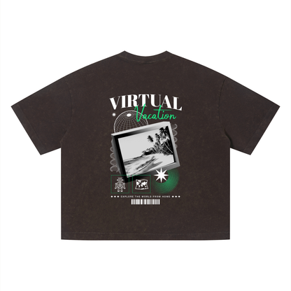 Unisex Vintage Wash Boxy T-Shirt