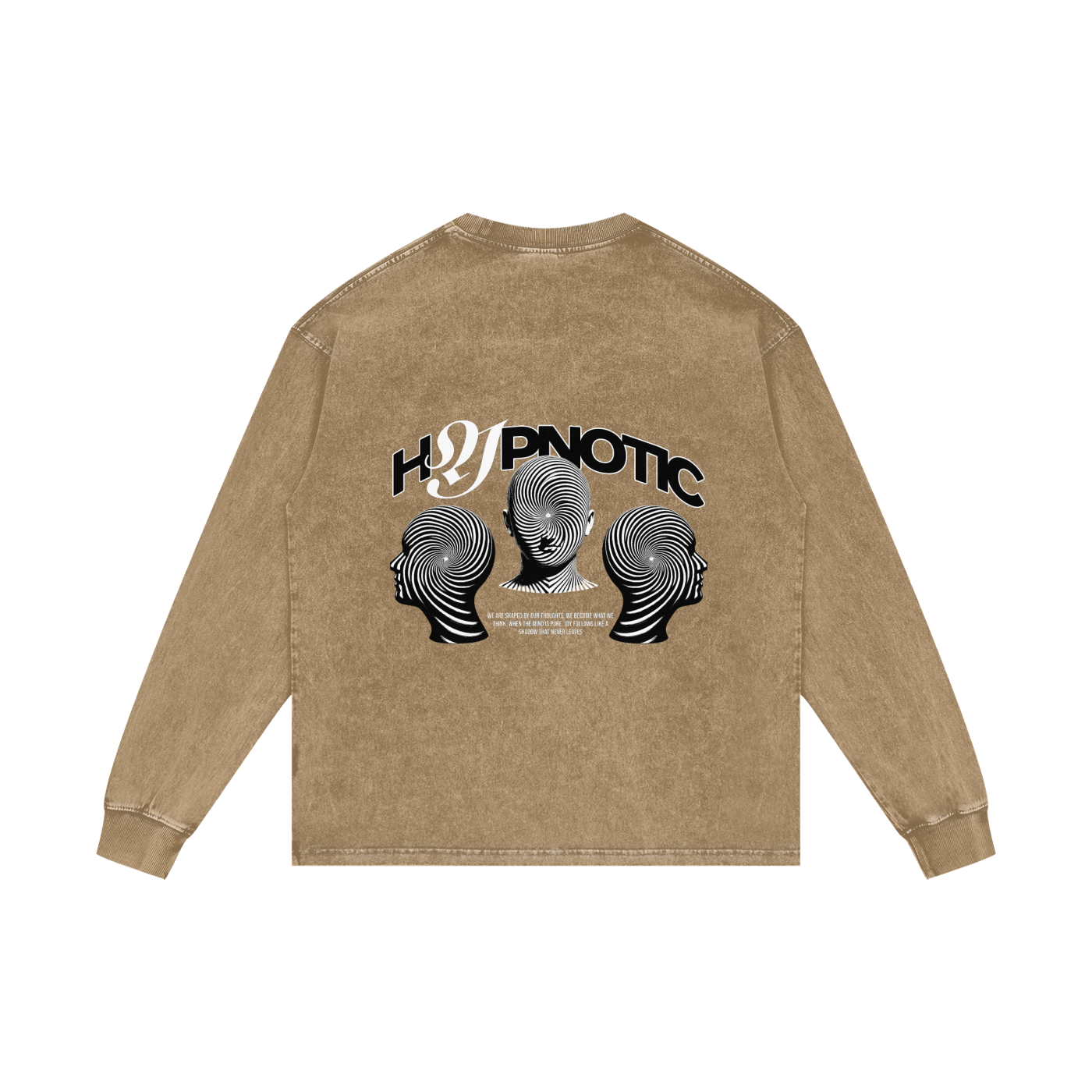 Acid Wash Oversize Long Sleeve T-Shirt