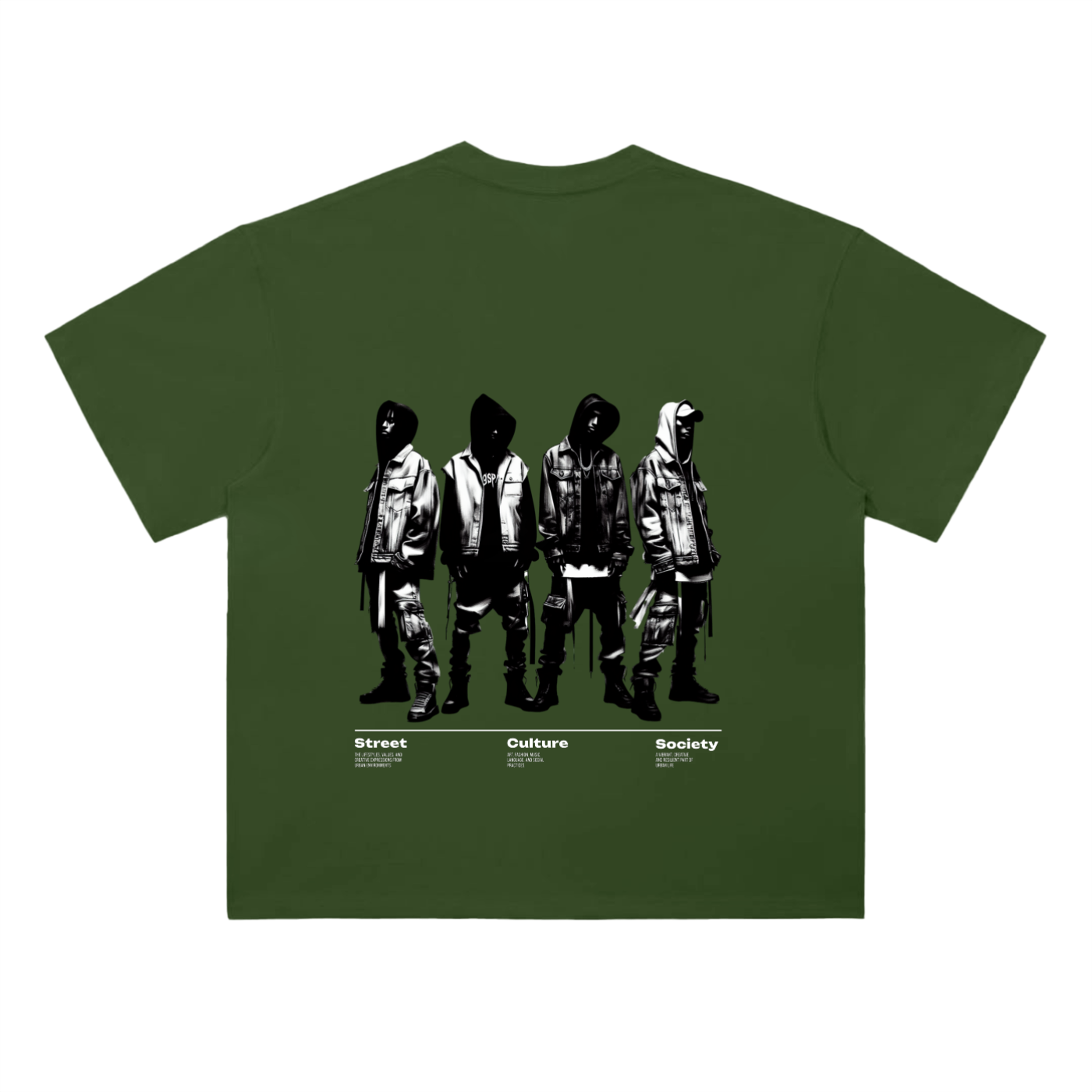 Heavyweight Drop Shoulder Cotton T-Shirt