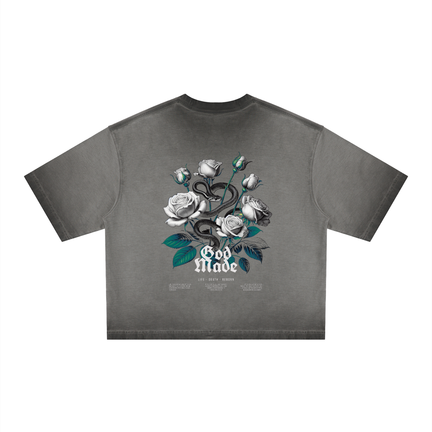 Unisex Reverse Dyed Boxy T-Shirt