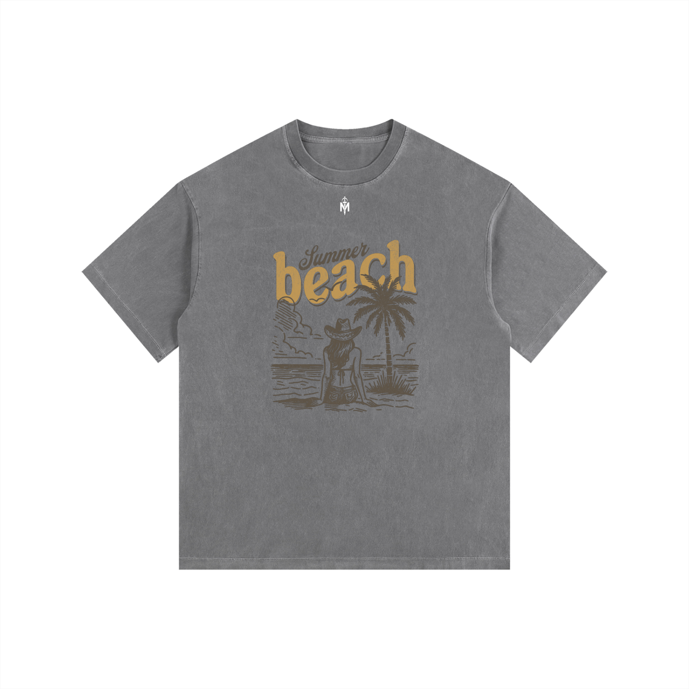 Vintage Washed Oversized Cotton T-Shirt