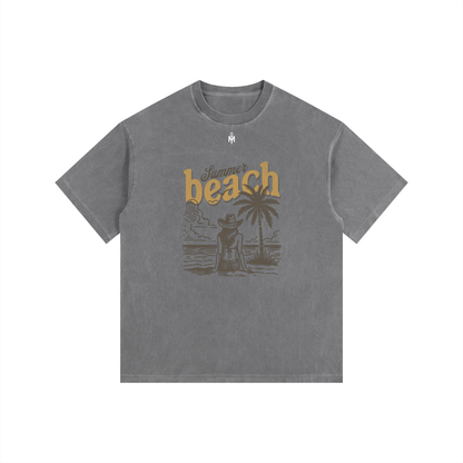 Vintage Washed Oversized Cotton T-Shirt