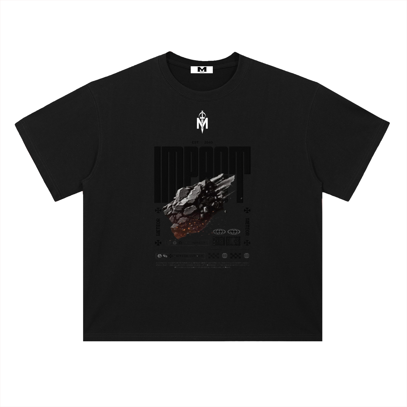 Heavyweight Drop Shoulder Cotton T-Shirt