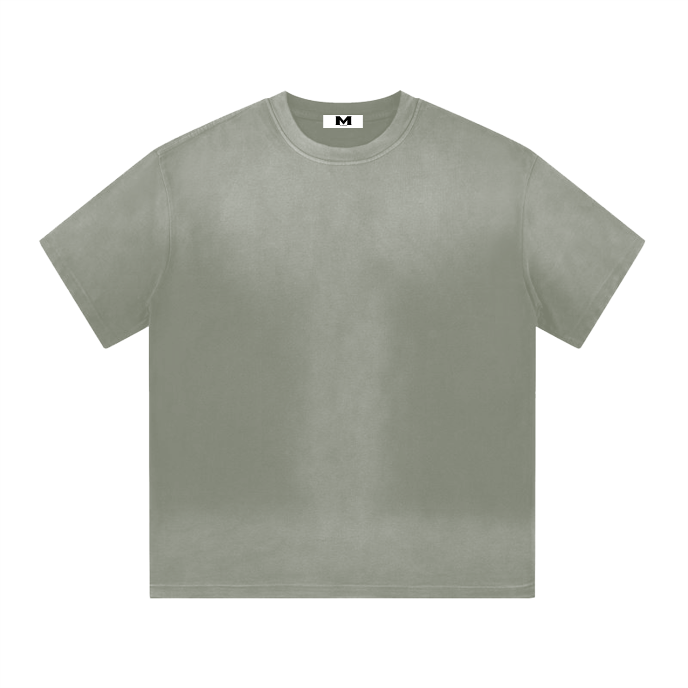 “I” Shape Gradient Washed T-Shirt