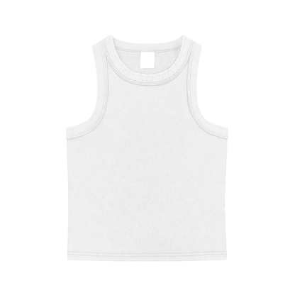 Light blue Snow Washed Tank Top by ODMPOD, showing a relaxed fit and soft fabric texture on a plain background.