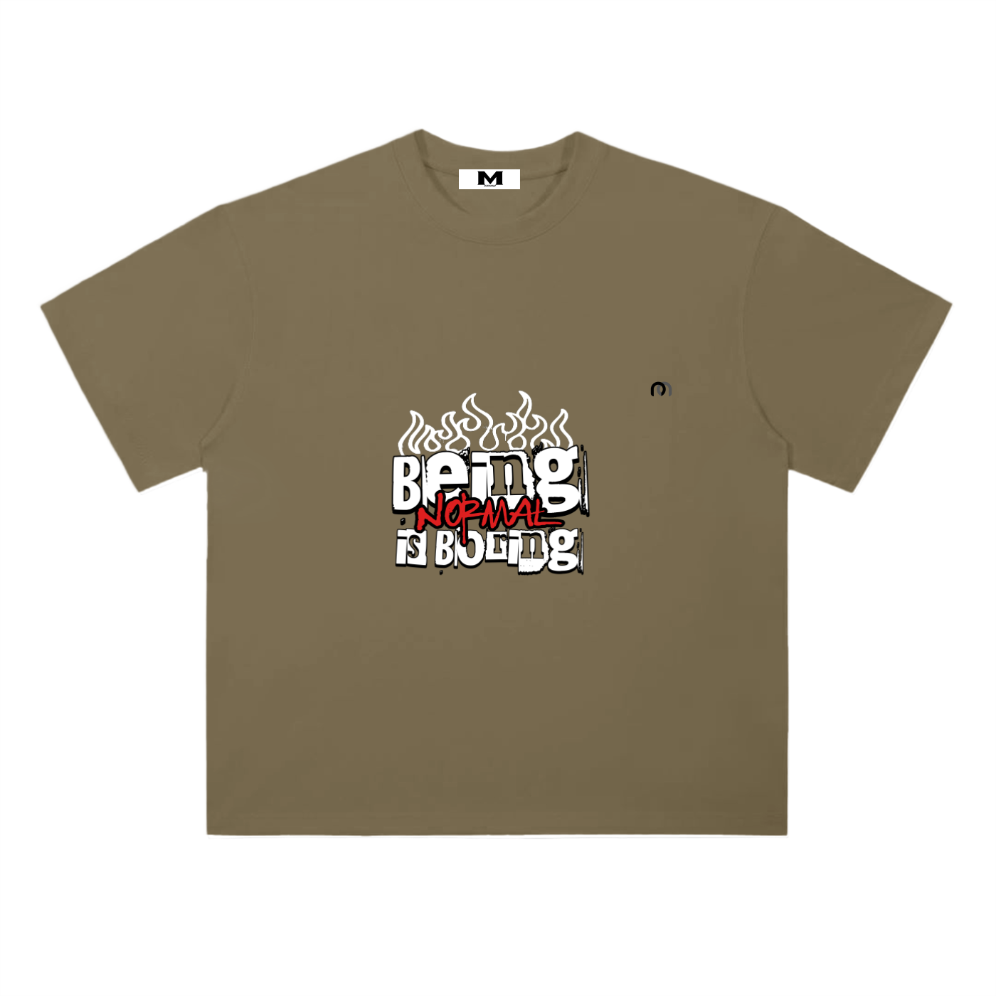 Heavyweight Drop Shoulder Cotton T-Shirt