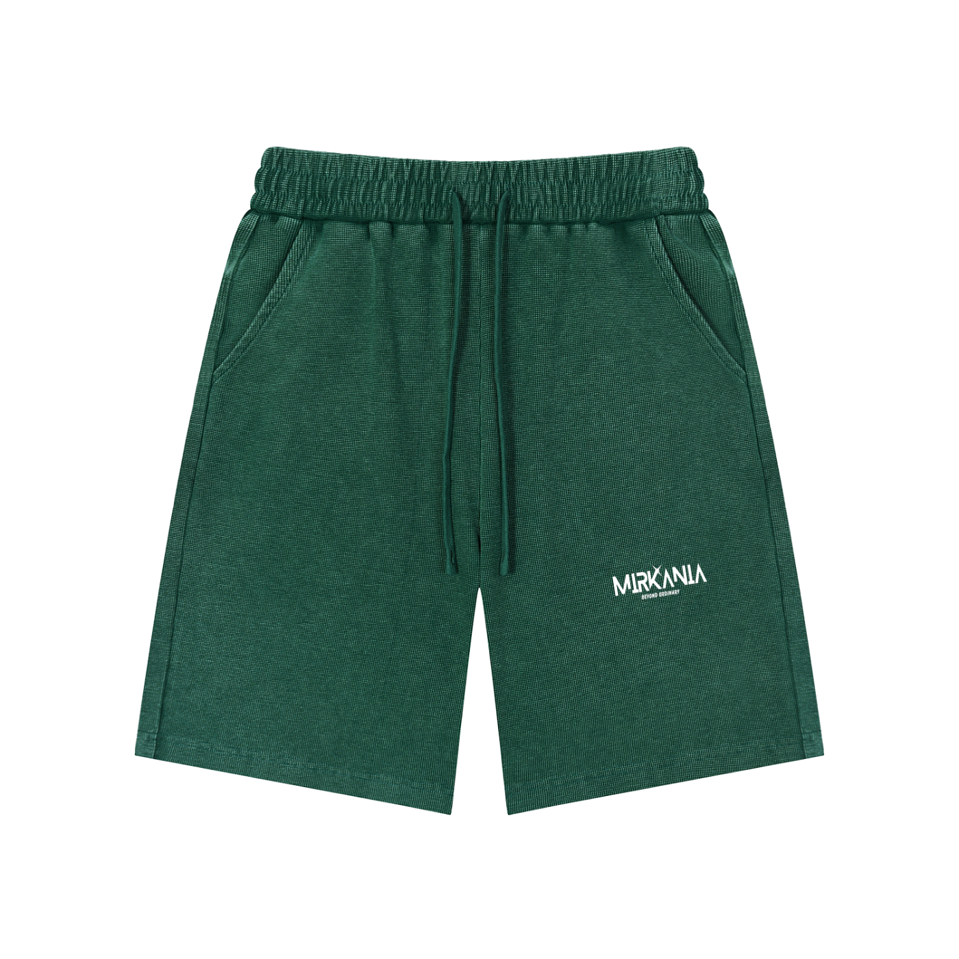 Mineral Wash Waffle Knit Shorts