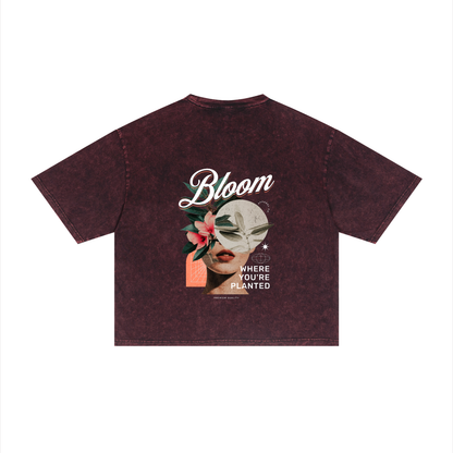 Unisex Mineral Wash Boxy T-Shirt