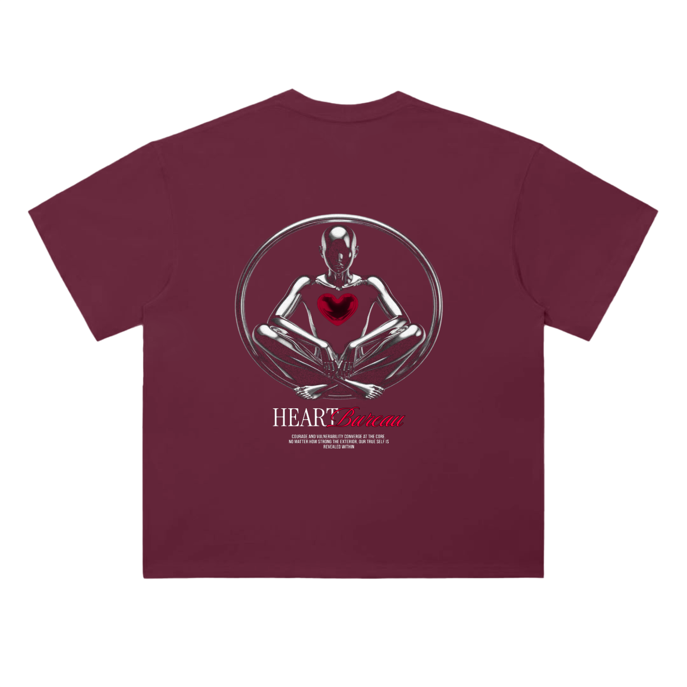 Heavyweight Drop Shoulder Cotton T-Shirt