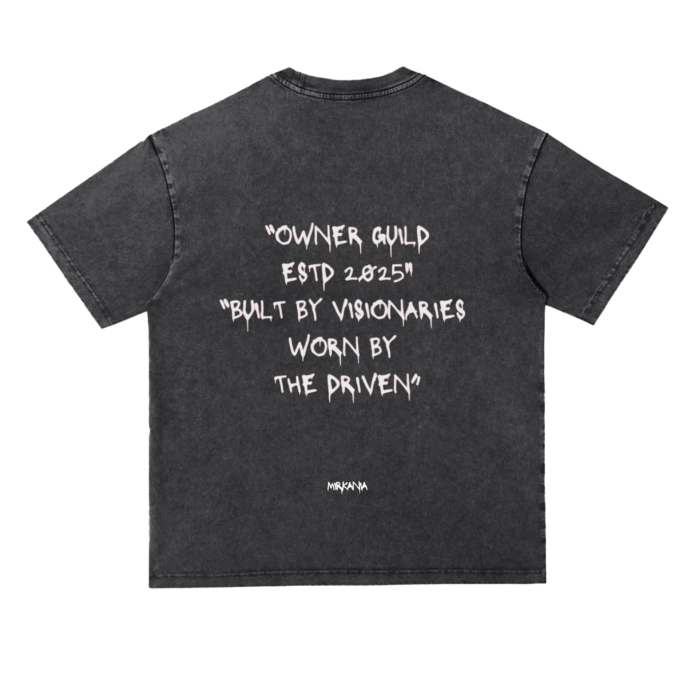 Snow Washed Heavyweight Oversize T-Shirt