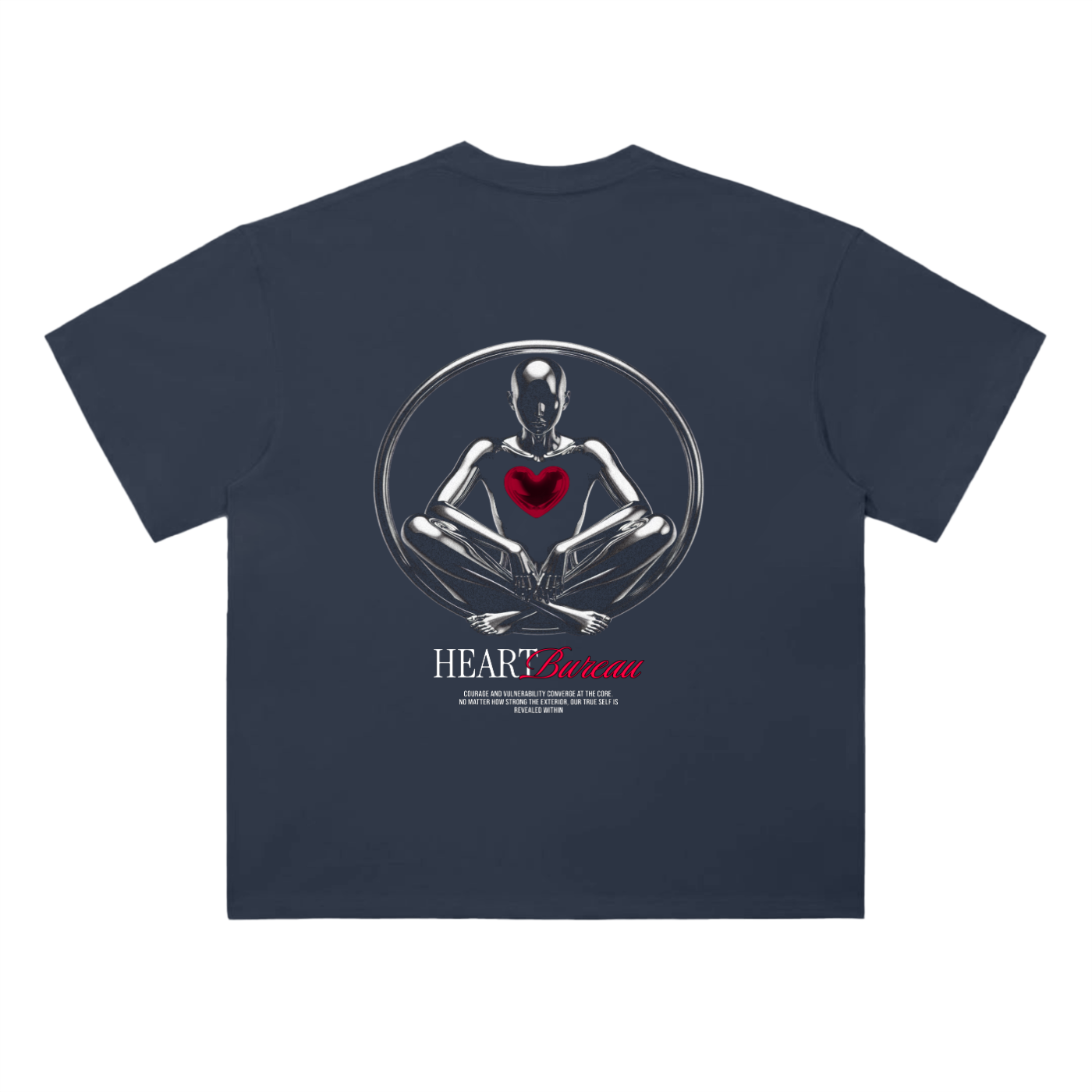 Heavyweight Drop Shoulder Cotton T-Shirt