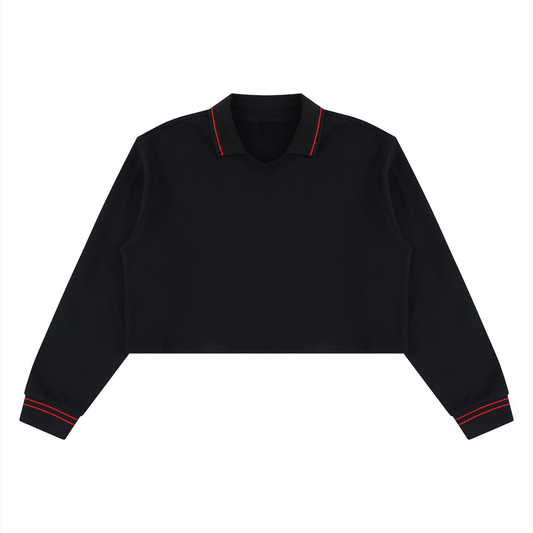 Women’s Crop Collared Sweatshirt