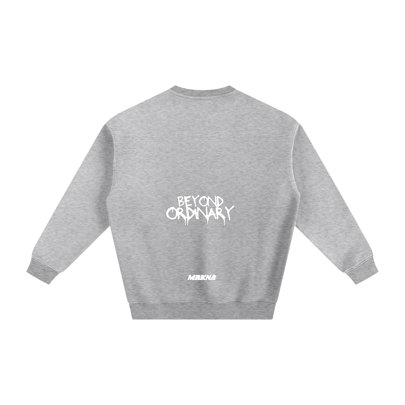 ODMPOD fleeced sweatshirt showing a cozy, soft fabric with a relaxed fit and ribbed cuffs, perfect for casual wear.