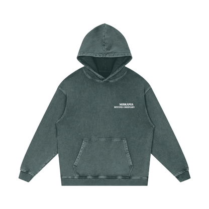 Snow Washed Loose Cotton Hoodie by ODMPOD, featuring a relaxed fit with a soft, washed cotton fabric in a casual style.