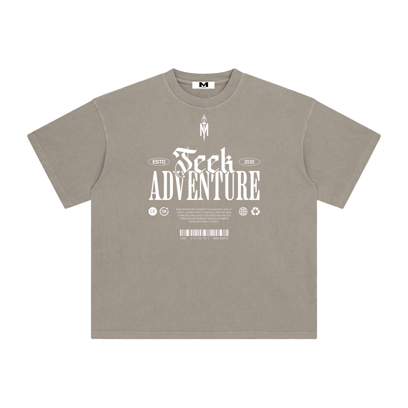 Enzyme Washed T-Shirt
