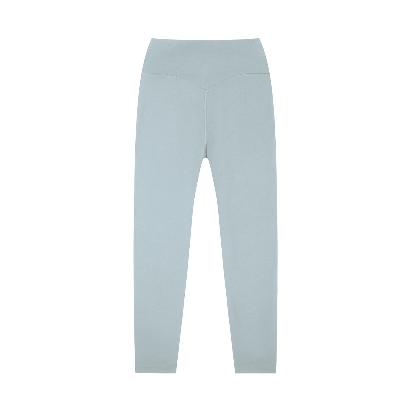 Black high-waisted yoga leggings by ODMPOD, shown on a model, featuring a stretchy fit and seamless design for comfortable movement.