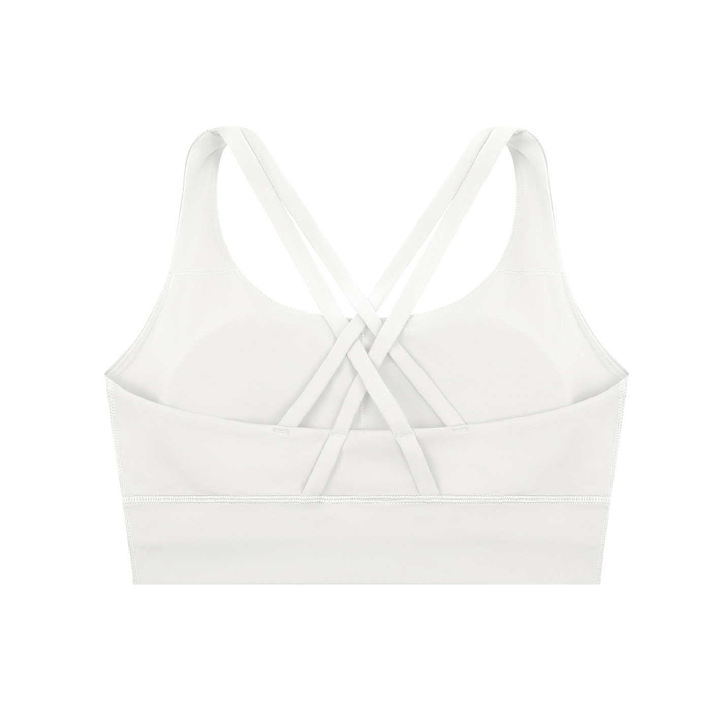 ODMPOD strappy criss-cross sports bra with adjustable straps and breathable fabric for activewear fitness and workout sessions.