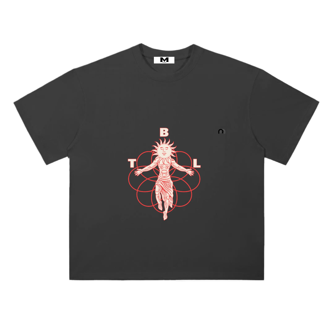 Heavyweight Drop Shoulder Cotton T-Shirt