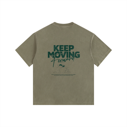 Vintage Washed Oversized Cotton T-Shirt