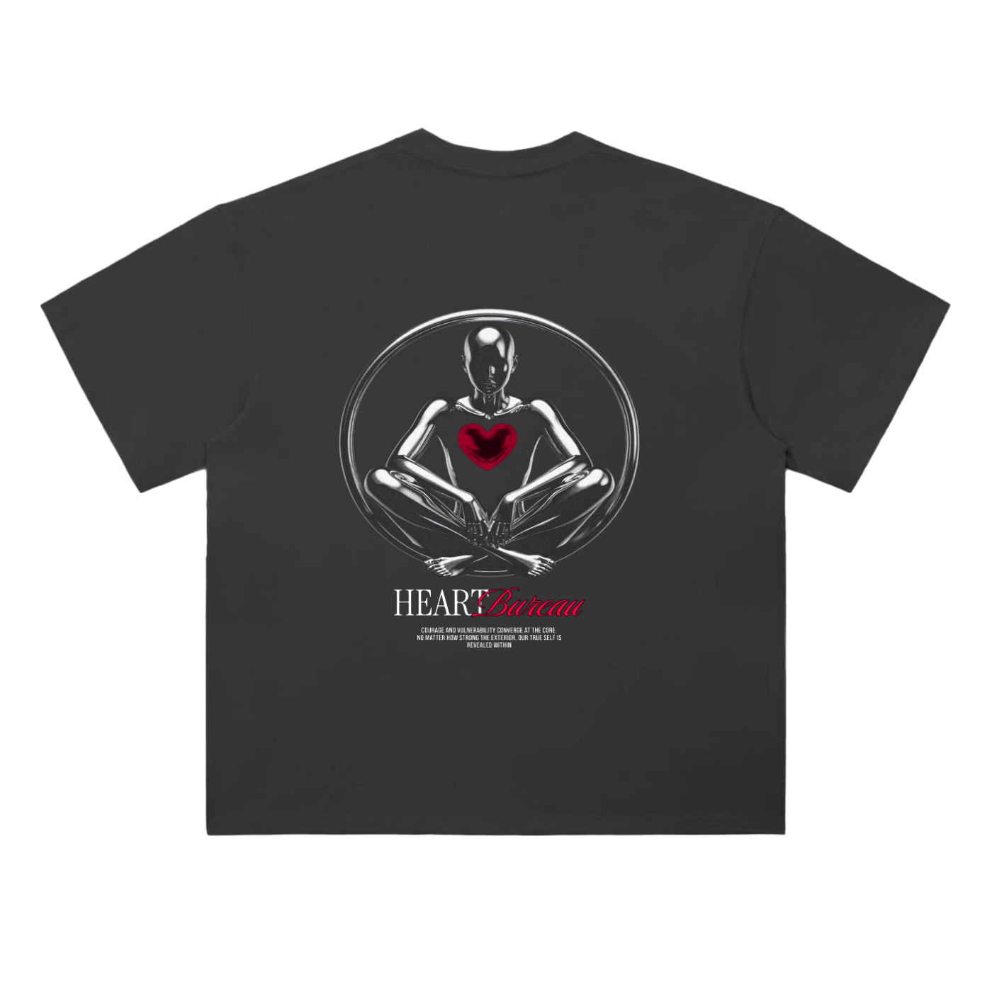 Heavyweight Drop Shoulder Cotton T-Shirt