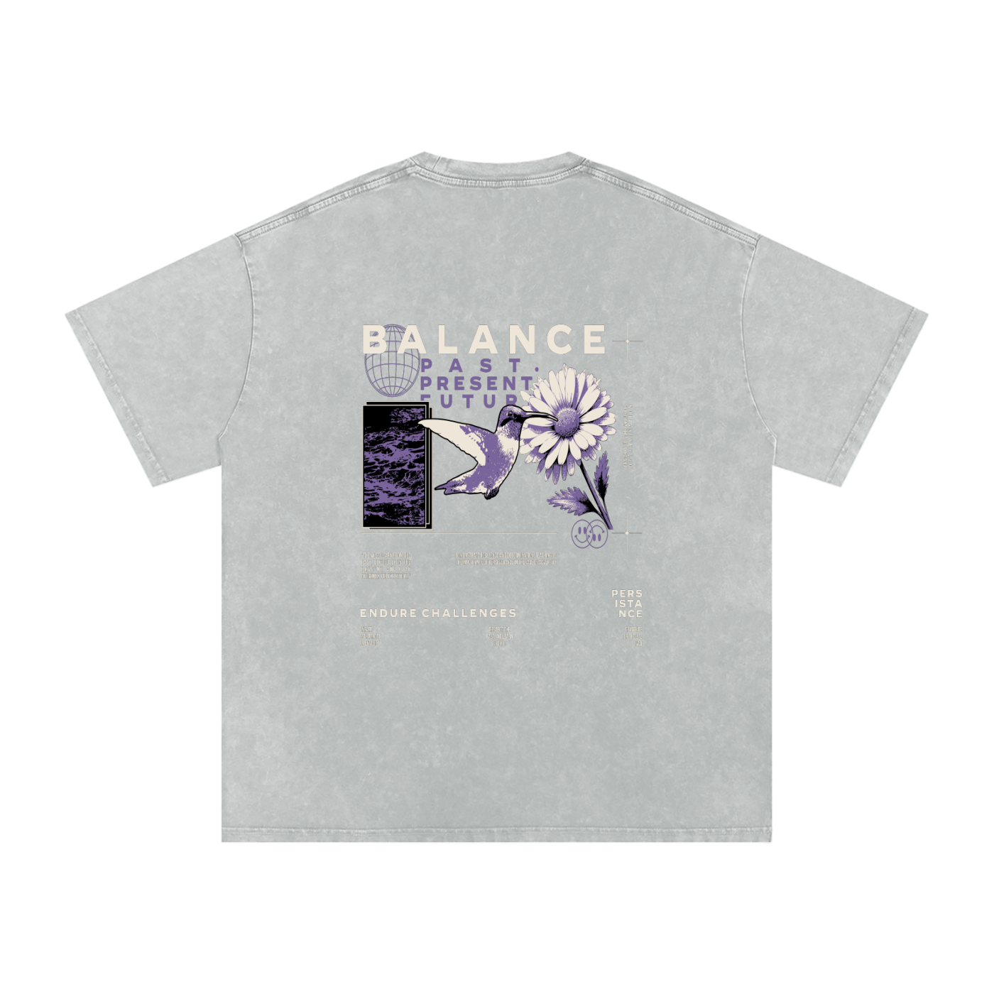 Acid Wash Oversize T-Shirt - 250 GSM