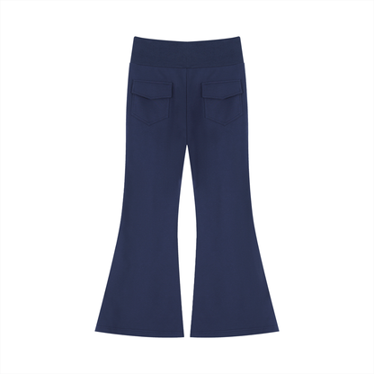 Women's Drawstring Flared Leg Pants
