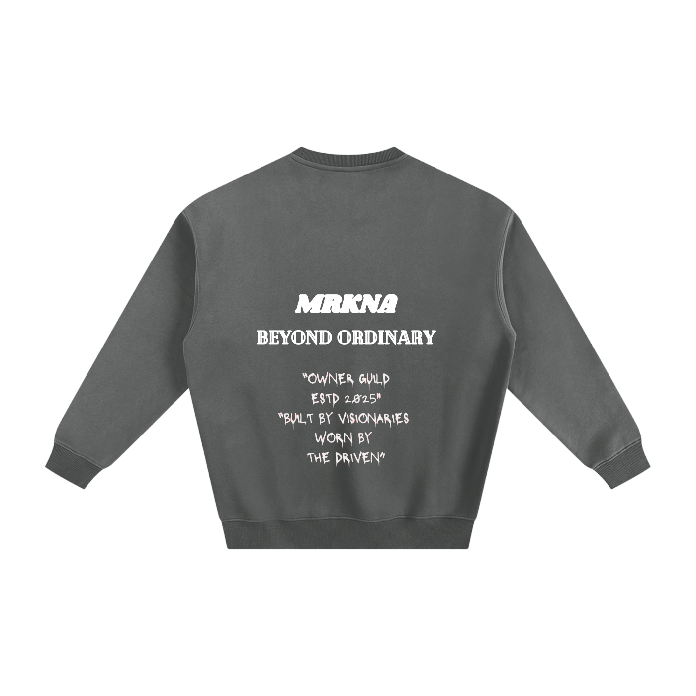 ODMPOD fleeced sweatshirt, cozy and soft with a relaxed fit, shown in a neutral color, perfect for casual wear.