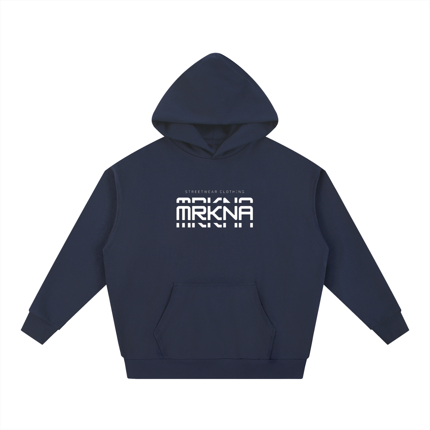 ODMPOD Essential Heavyweight Hoodie in black, featuring a soft, thick fabric and a comfortable fit, ideal for casual wear.