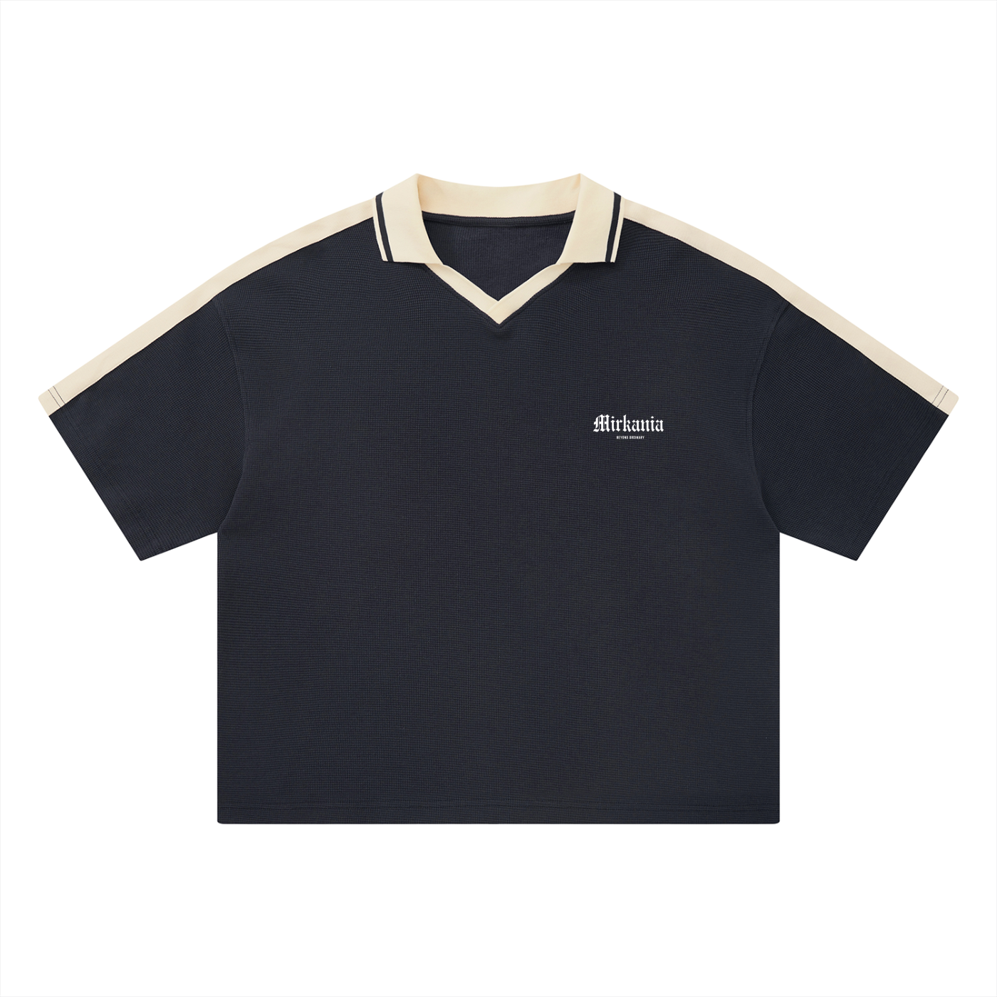Unisex Color Block Polo Shirt