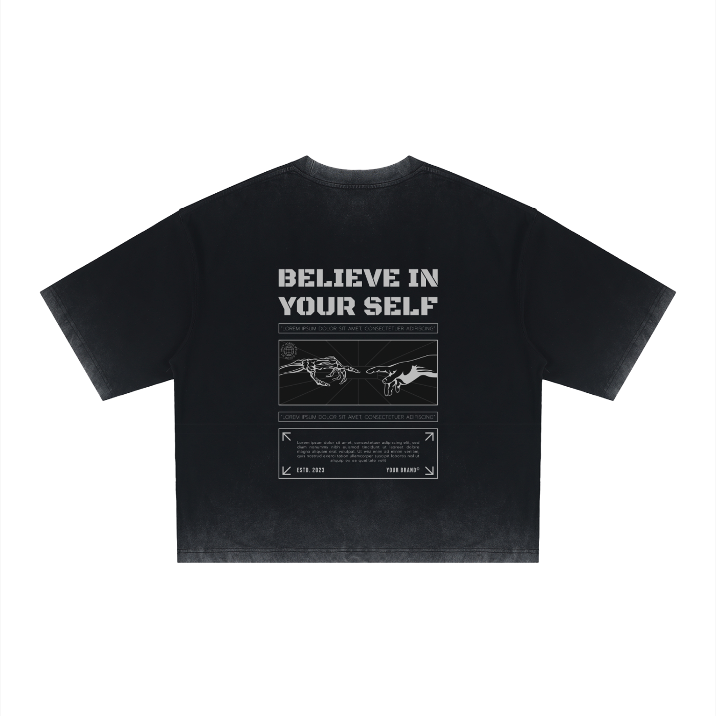 Unisex Reverse Dyed Boxy T-Shirt