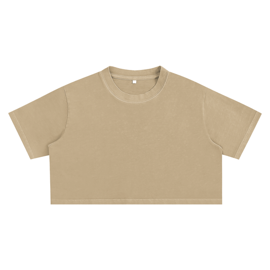 Snow Washed Crop Top