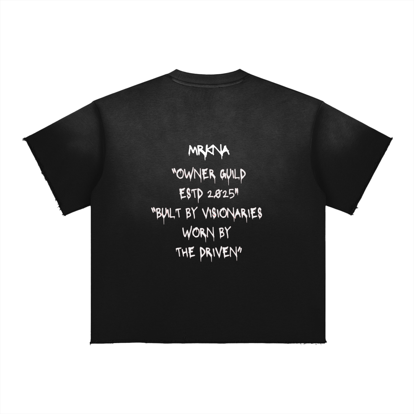 Sun Fade Raw Edge T-Shirt