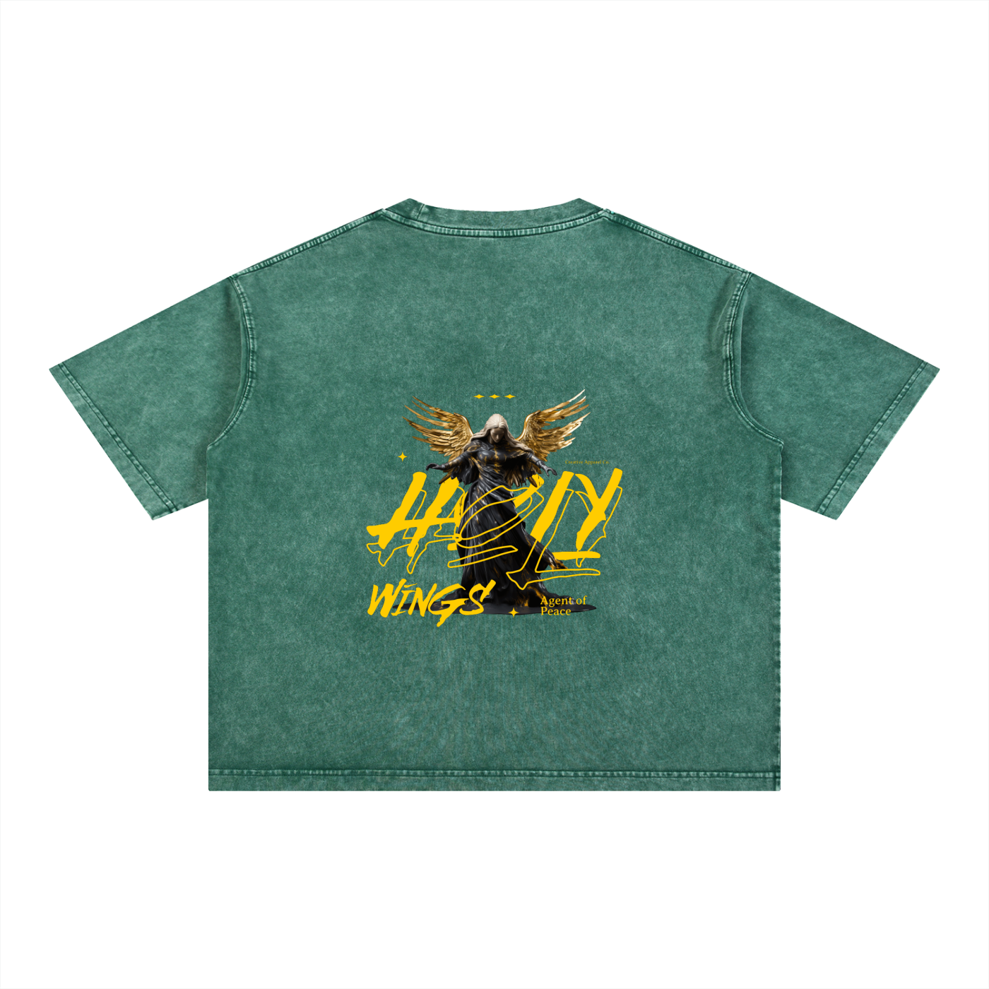 Mineral Wash Boxy Cotton T-Shirt