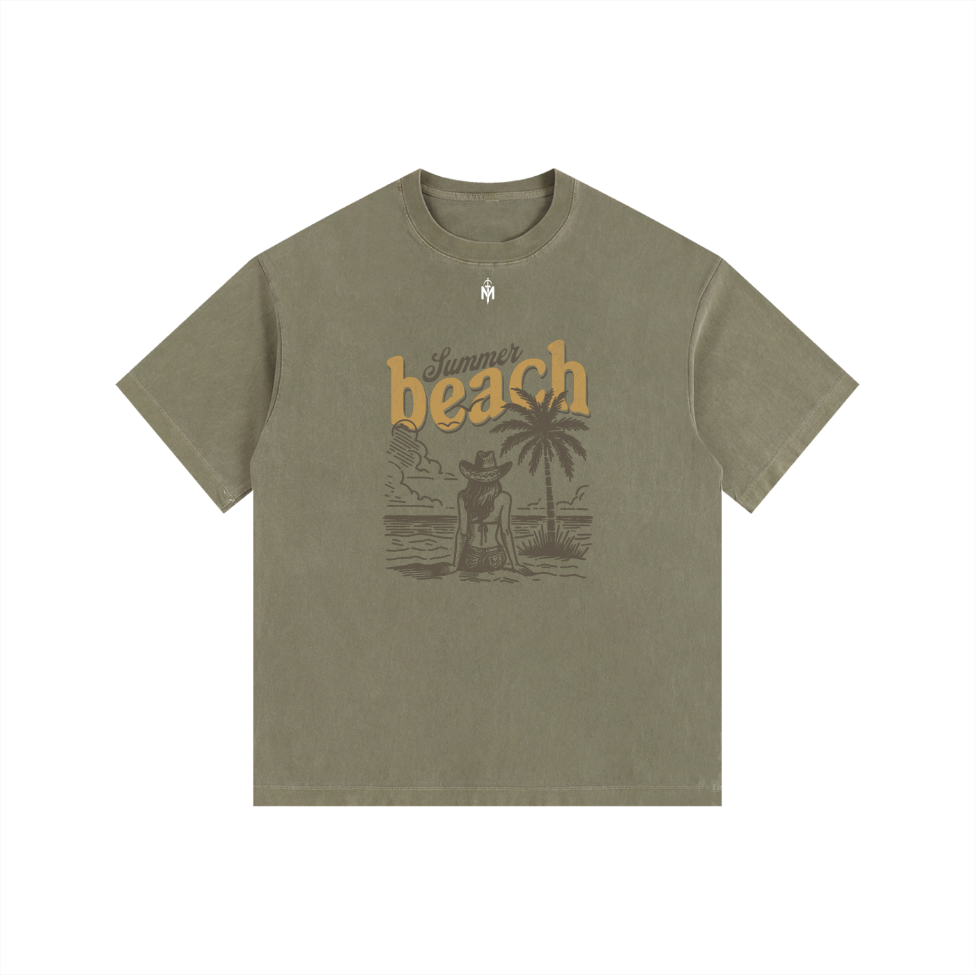 Vintage Washed Oversized Cotton T-Shirt