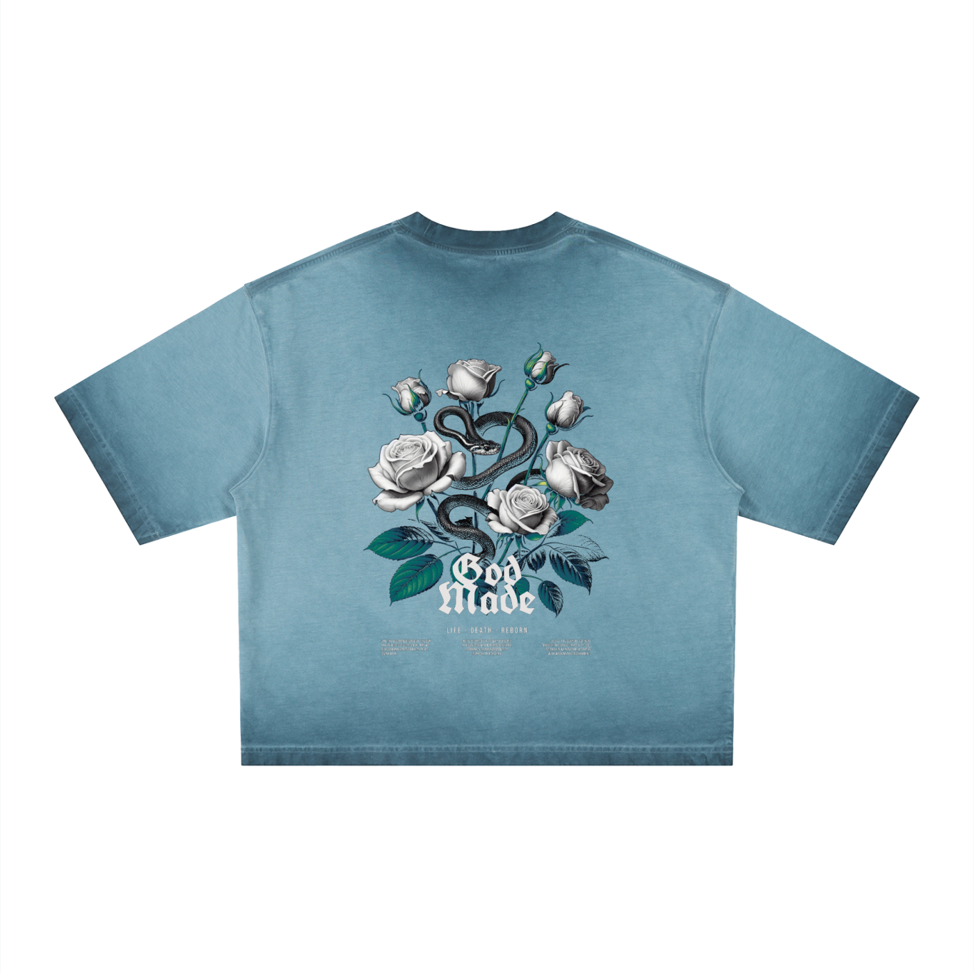 Unisex Reverse Dyed Boxy T-Shirt