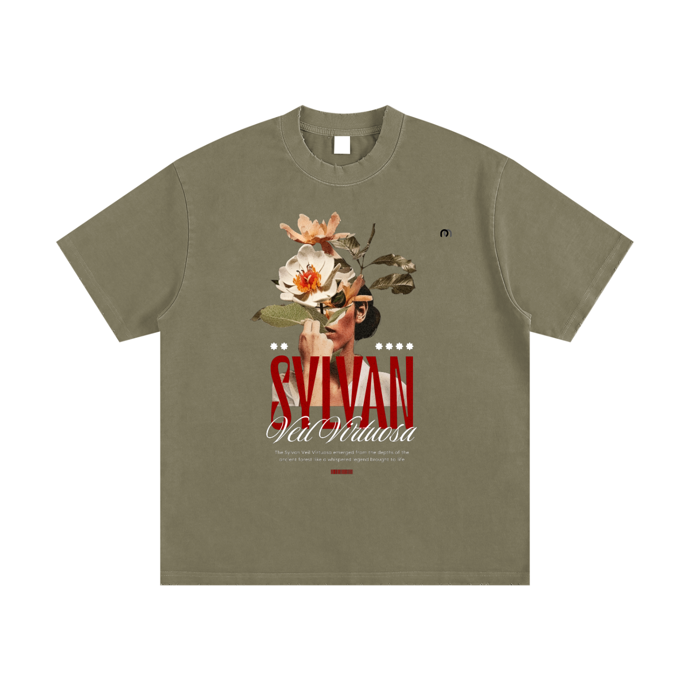 Heavyweight Vintage Washed Frayed T-Shirt