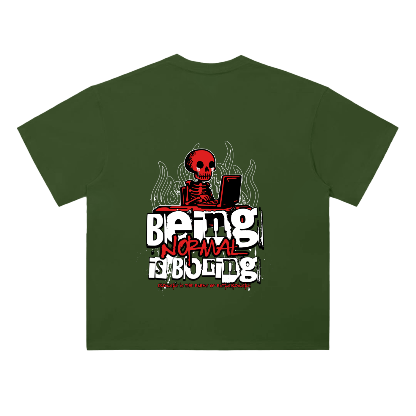 Heavyweight Drop Shoulder Cotton T-Shirt