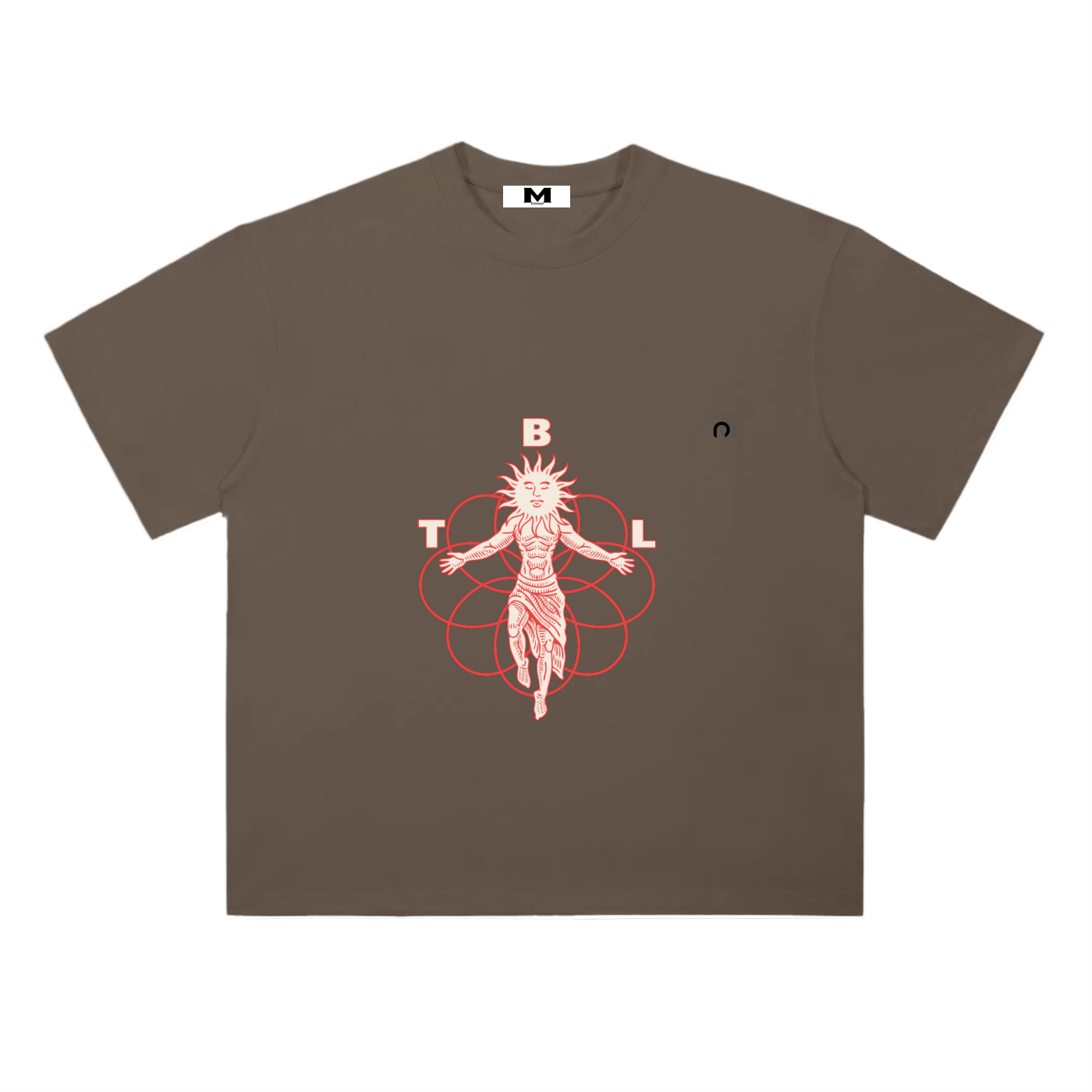 Heavyweight Drop Shoulder Cotton T-Shirt